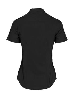 Dámska košeľa Poplin Korlit, 101 Black (2)