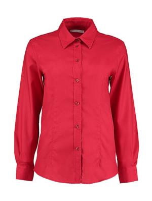 Blúzka Workwear Oxford s dlhými rukávmi, 400 Red