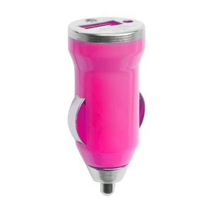 USB nabíjačka do auta Hikal, purpurová