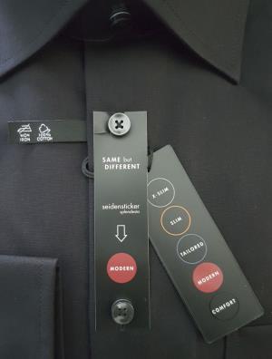 Košeľa Seidensticker Modern Fit s dlhým rukávom, 101 Black (3)