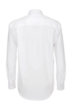 Pánska košeľa Oxford s dlhými rukávmi Baz, 000 White (2)