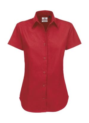 Dámska košeľa Sharp SSL/women Twill Shirt , 406 Deep Red