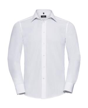 Pánska košeľa s dlhými rukávmi, 000 White