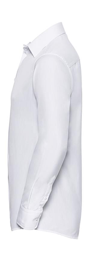 Pánska košeľa s dlhými rukávmi, 000 White (2)