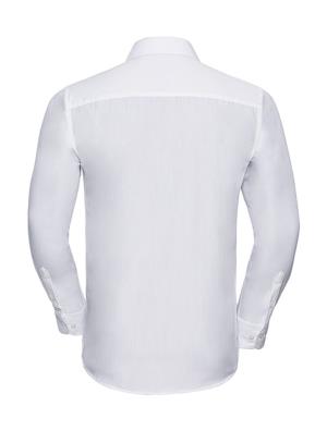 Pánska košeľa s dlhými rukávmi, 000 White (3)