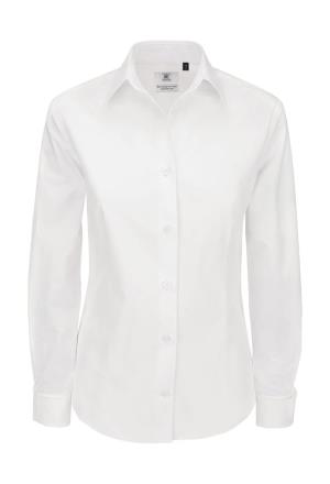 Dámska košeľa Heritage LSL/women Poplin, 000 White