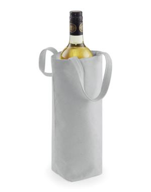 Bavlnená taška na víno Fairtrade, 138 Light Grey (4)