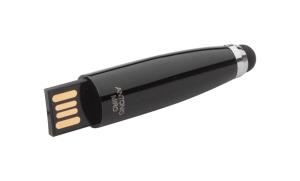 Sada pera a USB kľúča Latrex 32GB, čierna (6)