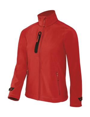 Dámsky Soft Shell X-Lite Softshell/women Jacket, 406 Deep Red