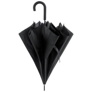 Vetruodolný dáždnik Kolper, čierna