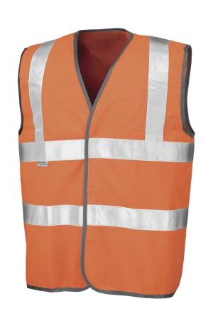Safety Hi-Vis Vest, 405 Fluorescent Orange