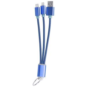 USB nabíjací kábel Scolt, modrá (2)