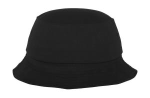 Klobúk Flexfit Cotton Twill Bucket Hat, 101 Black