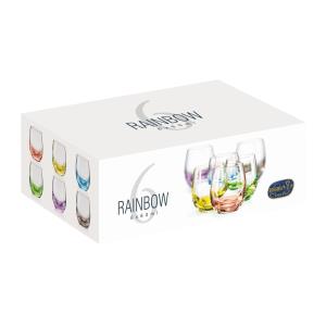Sada pohárov Rainbow Shots, farebná (2)