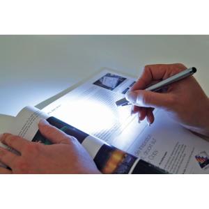 Lapoint multifunkčné pero s LED svetlom a laserovým ukazovátkom, strieborná (4)