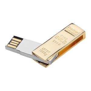 16 GB USB flash disk v krabičke 51, zlatá (3)