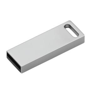 Kovový 32 GB USB kľúč 52, strieborná (2)