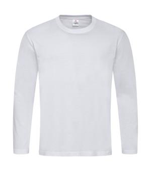 Pánske tričko Classic s dlhými rukávmi, 000 White