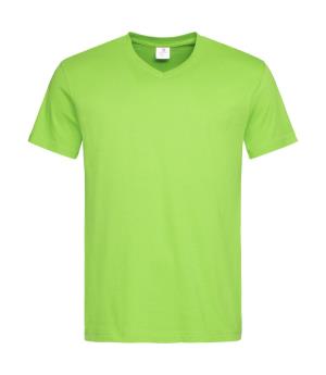 Pánske tričko Classic s V-výstrihom, 525 Kiwi Green