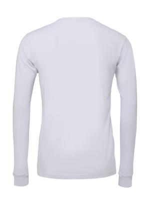 Unisex tričko s dlhými rukávmi Jersey Long Sleeve, 000 White (3)