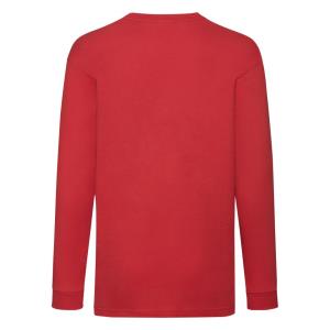 Detské tričko Valueweight s dlhými rukávmi , 400 Red (3)