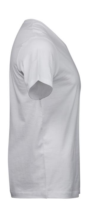 Pánske tričko Sof Tee s V-výstrihom, 000 White (4)