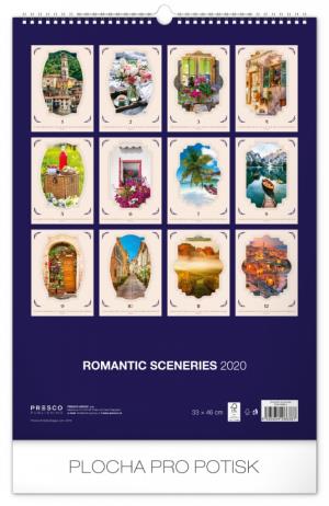 Nástenný kalendár Romantické zákutia 2020 PGN-6638-L (14)