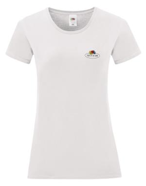 Dámske tričko Vintage s malým logom, 000 White (2)