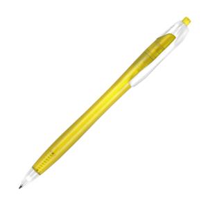 Priehľadné pero Lucke, žltá
