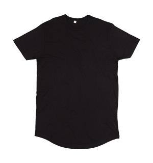 Dlhšie pánske organické tričko, 101 Black