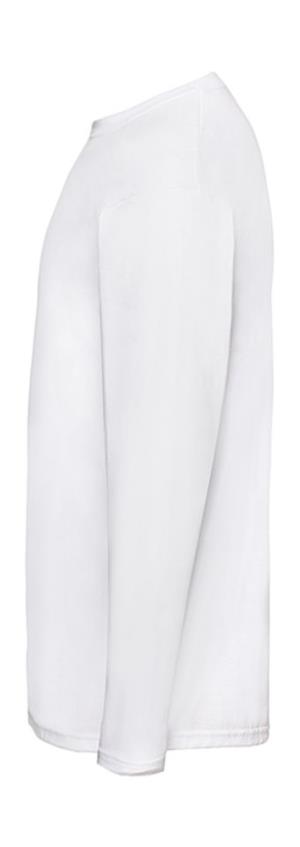 Tričko s dlhými rukávmi Value Weight, 000 White (2)