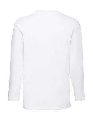 Tričko s dlhými rukávmi Value Weight, 000 White (3)