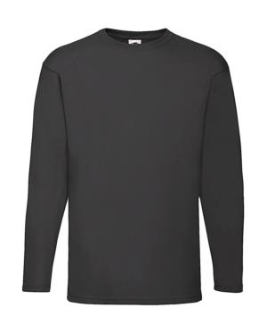 Tričko s dlhými rukávmi Value Weight, 101 Black