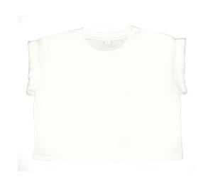 Dámske tričko Crop z organickej bavlny, 000 White