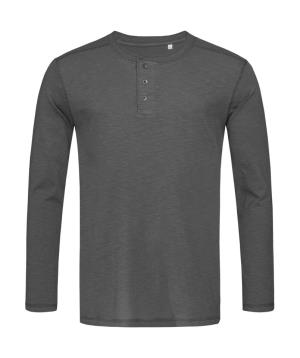 Pánske tričko Shawn s dlhými rukávmi, 122 Slate Grey