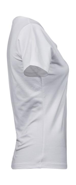 Dámske Strečové Tričko, 000 White (4)
