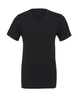 Unisex tričko Jersey V-Neck, 101 Black