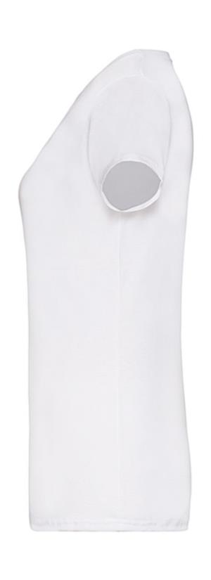Dámske tričko V-neck, 000 White (2)