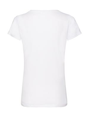 Dámske tričko V-neck, 000 White (3)