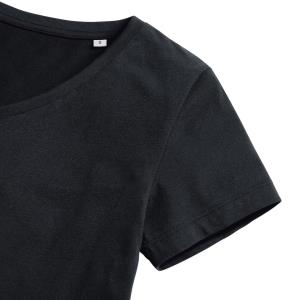 Dámské tričko Pure Organic V-Neck , 101 Black (6)