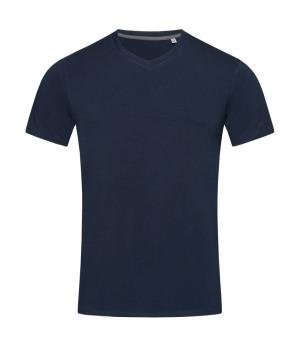 Pánske tričko Clive V-neck, 207 Marina Blue