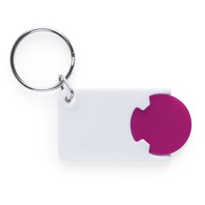 Kľúčenka so žetónom Zabax , purpurová