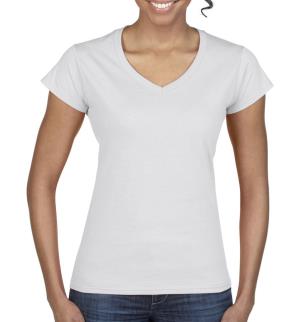 Dámske tričko Softstyle® V-Neck, 000 White