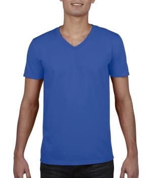 Pánske tričko Softstyle® V-Neck, 300 Royal
