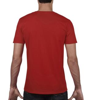 Pánske tričko Softstyle® V-Neck, 400 Red (2)