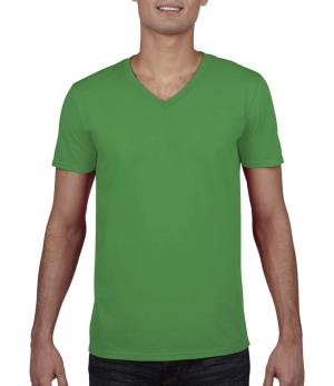 Pánske tričko Softstyle® V-Neck, 509 Irish Green