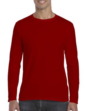 Pánske tričko Softstyle® s dlhými rukávmi, 400 Red