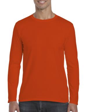 Pánske tričko Softstyle® s dlhými rukávmi, 410 Orange