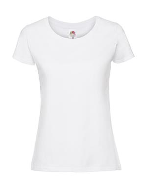 Dámske tričko z prstencovej bavlny Iconic 150, 000 White