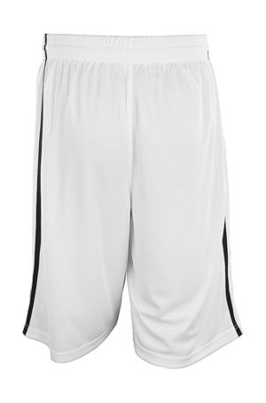 Basketbalové pánske rýchloschnúce šortky, 056 White/Black (2)